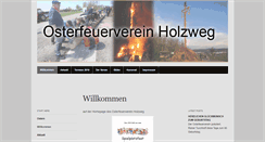 Desktop Screenshot of osterfeuerverein-holzweg.de